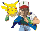pokemon-saitama-opm-king-punch-sacha-duo-pikachu-christavalier-man-one