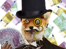 argent-renard-monocle-risitas-riche-billets-fox