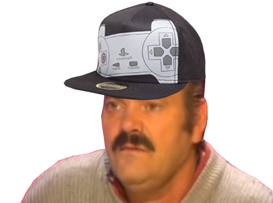 risitas transparent casquette blase playstation 2sucres