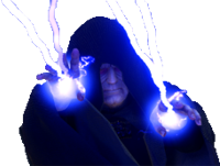 palpatine sith sidious star wars dark seigneur eclair noir vnr