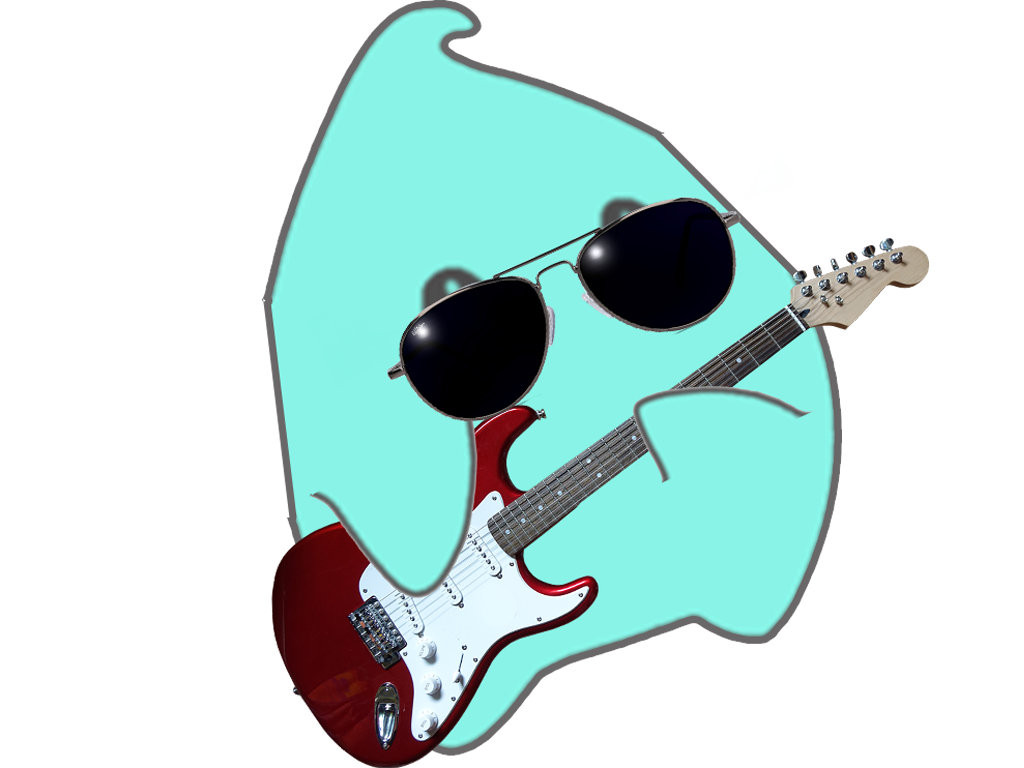 electrique noires cfw rocker luma etoile lunettes guitare