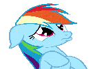 my-bleu-pony-mlp-dash-pleure-rainbow-risitas-triste-little