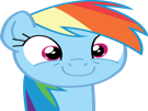regard-mlp-bleu-other-pony-rainbow-little-doute-sourire-my-dash