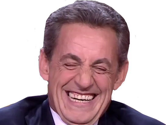Sticker rire jpp karsher sourire republicains sarkozy smile risitas ump les heureux ptdr mdr nicolas par 4ChanDeepWeb
