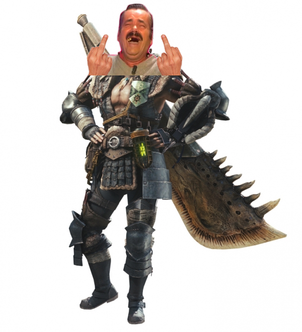 hunter risitas monster