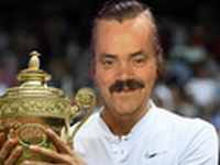bol risitas victoire doper wimbledon champion chelem coupe balle le federer roger sport grand chance