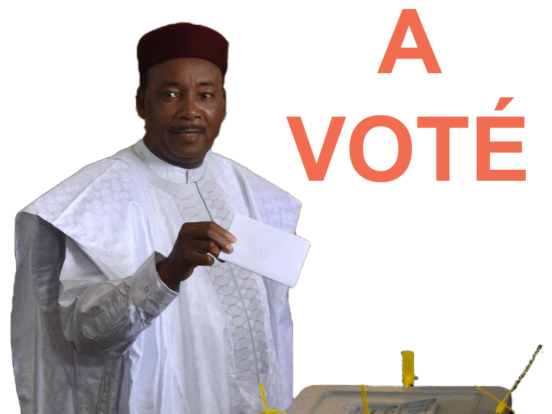 mahamadou president cnan urne a politic vote issoufou avenoel niger