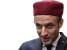 chapeau-tunisie-macron-politic-visage-rouge-fez-emmanuel-maroc