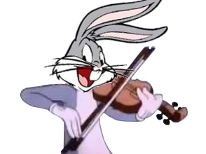 bunny bugs violon