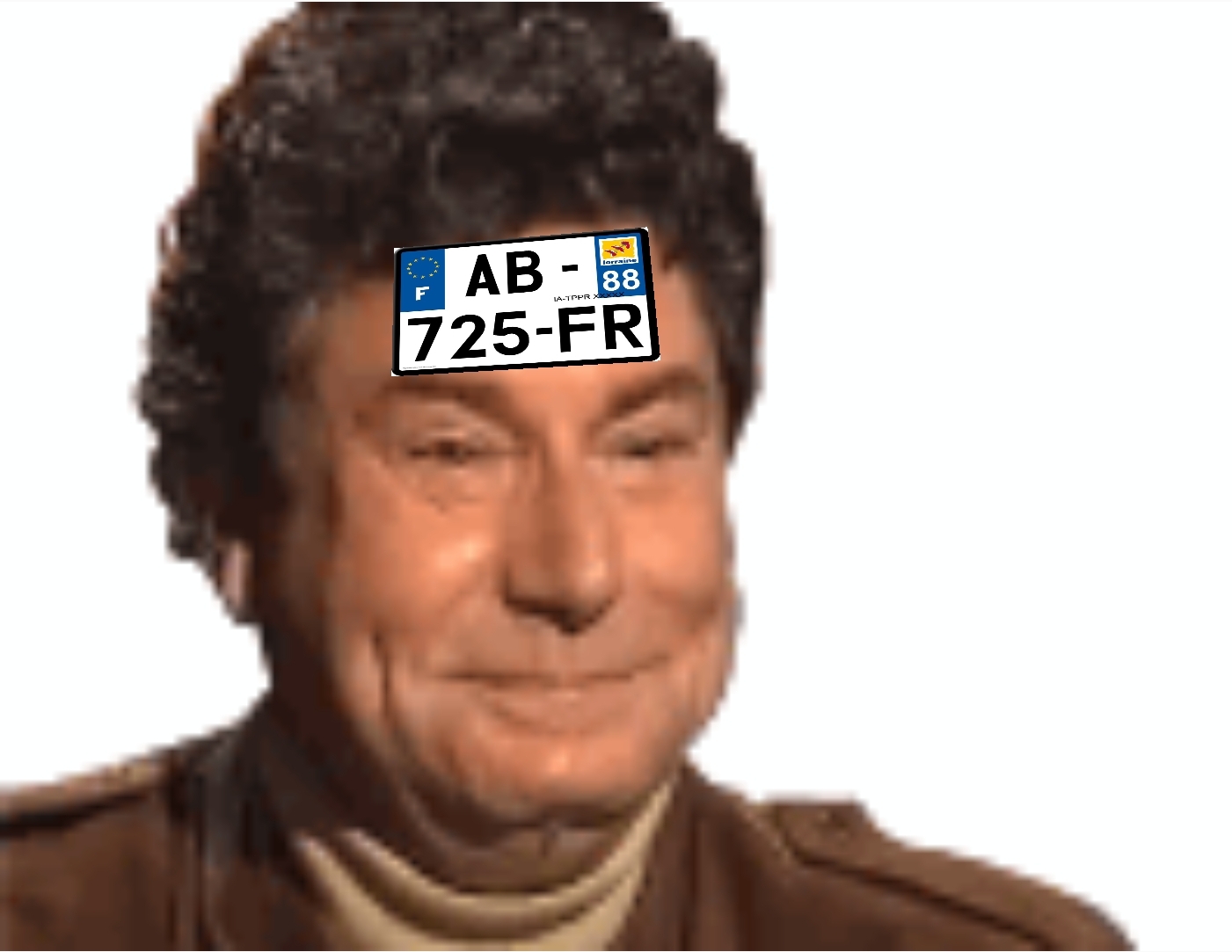 jesus plaque dimmatriculation risitas