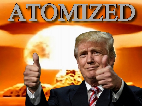 atome explosion donald politic bombe boom trump purification nucleaire