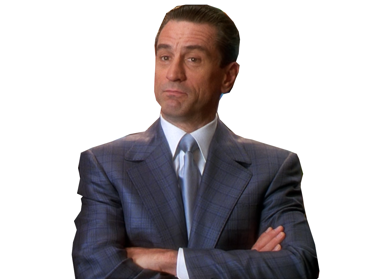 deniro regarde risitas debout