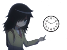 heure-hop-horloge-venga-watamote-tomoko