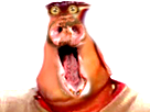 Sticker risitas bizarre omg creature porc creepy difforme par Immondice-Creator