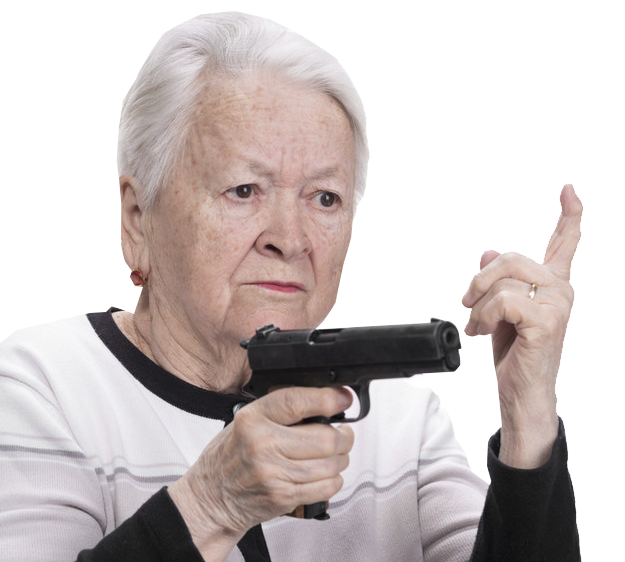 flingue deter vieille