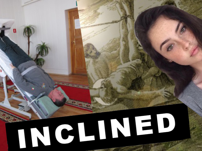 penched inclined blacked