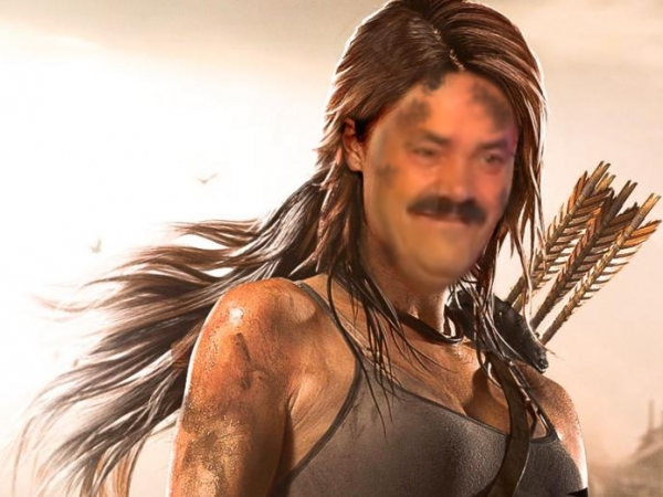 risitas tomb aventuriere raider croft archeologue reboot sourire sexy tinnova lara jungle