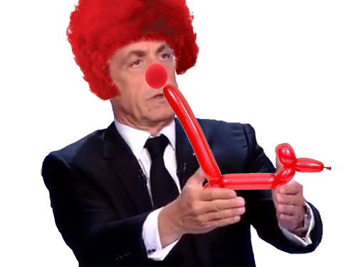 sarko sarkozy clown