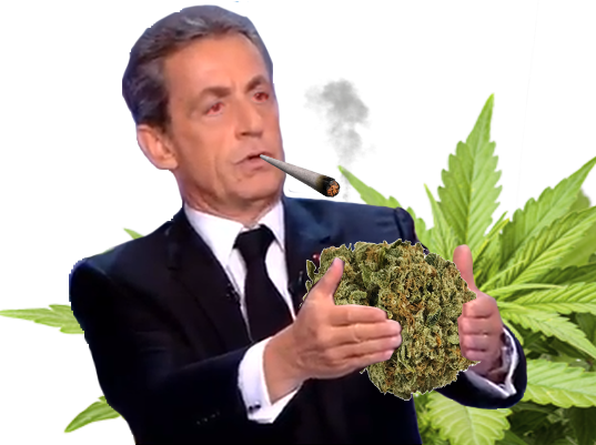 joint sarkozy defonce fume petard nicolas main cannabis politic