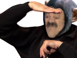 main risitas singe macaque soral