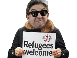 refugie gauchiasse gauchiste migrant politic insoumis insoumise france refugees cuck melenchon candaule welcome