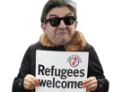 refugie-gauchiasse-gauchiste-migrant-politic-insoumis-insoumise-france-refugees-cuck-melenchon-candaule-welcome