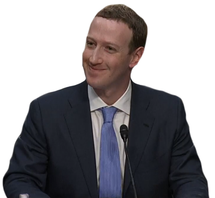 politic content super sourire mark zuckerberg