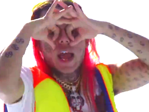 Sticker rap other rappeur 69 6ix9ine us par El_Guirri