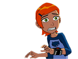 dessin surpris other fille peur gwen aw 10 cartoon surprise tennyson ben10