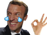 rire macron politic larry chance