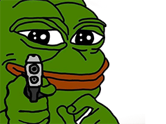 Sticker risitas frog pepe the par Skinnox
