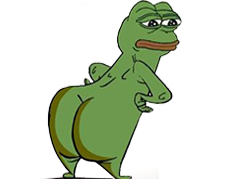 Sticker risitas frog pepe the par Skinnox