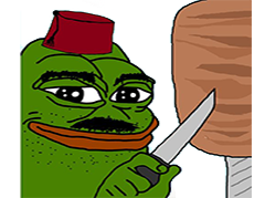 Sticker frog pepe risitas the par Skinnox
