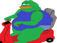 Sticker the frog risitas pepe par Skinnox