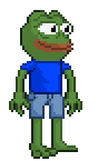 Sticker the frog risitas pepe par Skinnox