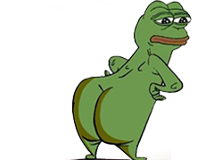 Sticker risitas pepe frog the par Skinnox