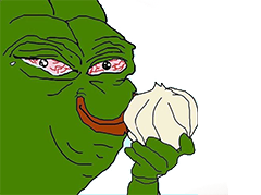 Sticker frog pepe the other par Skinnox