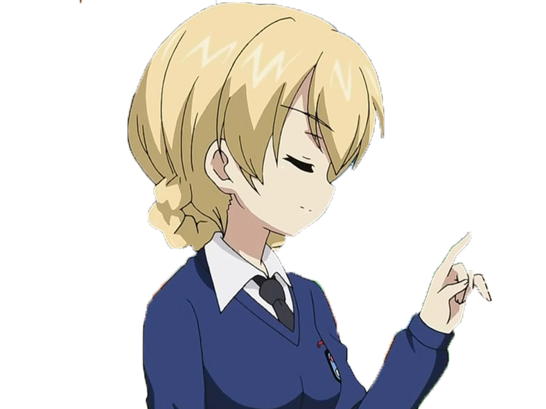 kawai saint darjeeling anime girl gloriana kj panzer und kikoojap gup doigt manga