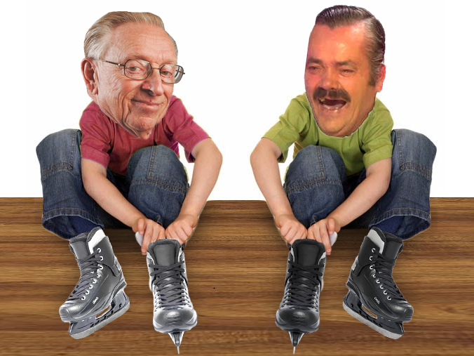 gissade glisser risitas patins