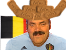 risitas drapeau belgique coupe 2018 supporter