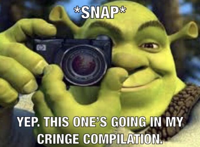 shrek snap risitas cringe