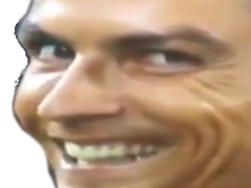 narquois sourire zoom ronaldo content christiano risitas cdm