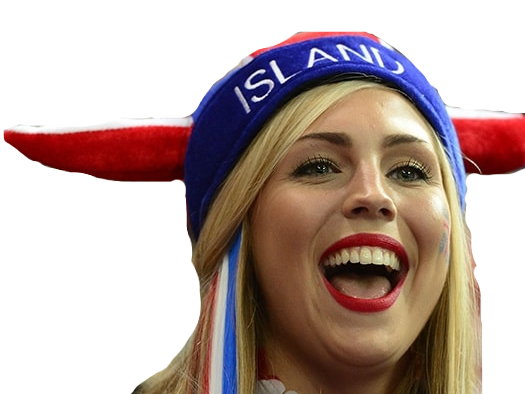 supporter islandix islande foot