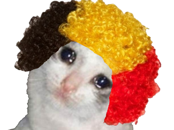 perruque belge cdm football du foot chat belgique other pleure monde blanc triste pleurer coupe larme