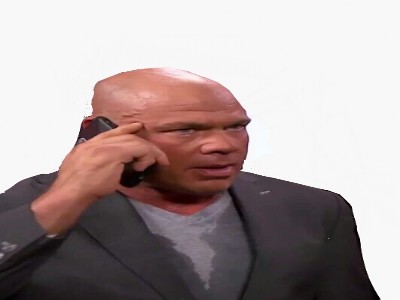 wwe chauve kurt angle sueur telephone
