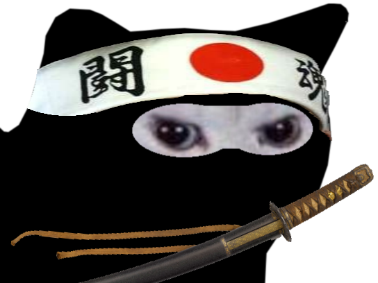 rage japonais foot katana coupe enerve football monde blanc colere bandeau du cdm chat ninja japon sabre other