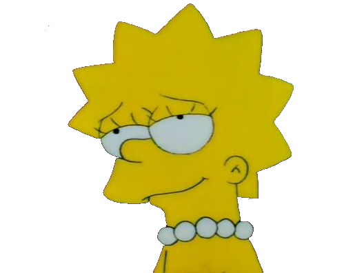 lisa regard simpson sourire