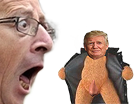 choc trump naked donald exhibitionniste cri couille bite nu sexe porno supris apoil nude politic juncker penis