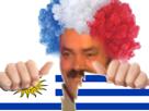 football-cavani-dechire-russie-france-risitas-drapeau-du-monde-coupe-uruguay