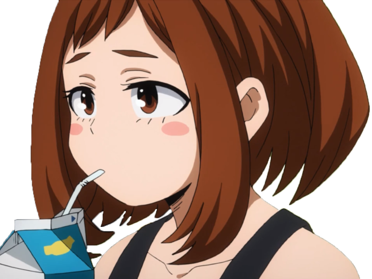 my academia deprime glouglou mha bois hero ochako ochaco kikoojap boire